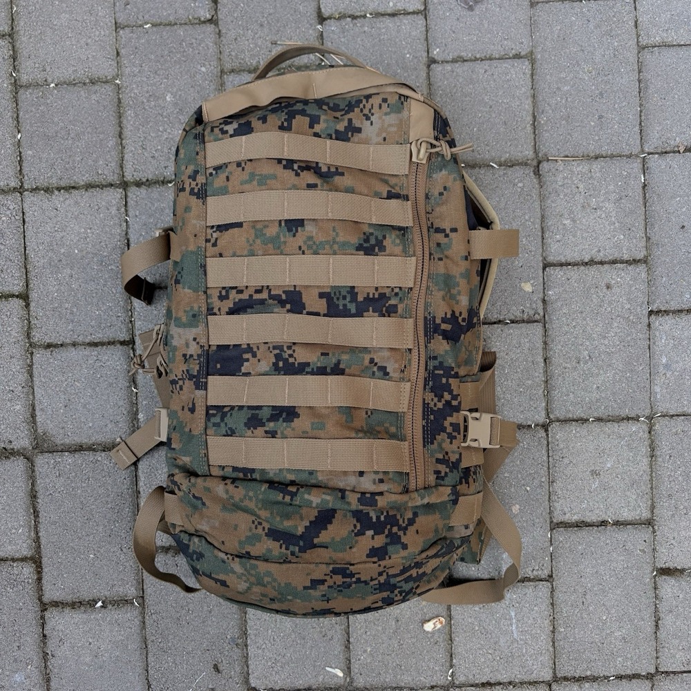 USMC Arcteryx Propper Woodland MARPAT ILBE Assault Pack Backpack APB03 EUC